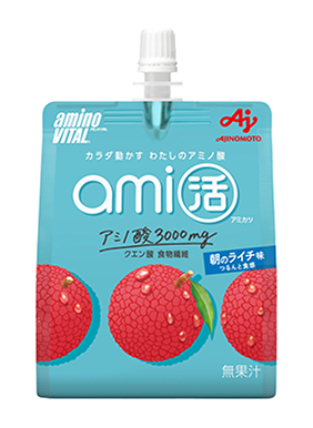 「アミノバイタル®ami活」ゼリードリンク＜朝のライチ味＞